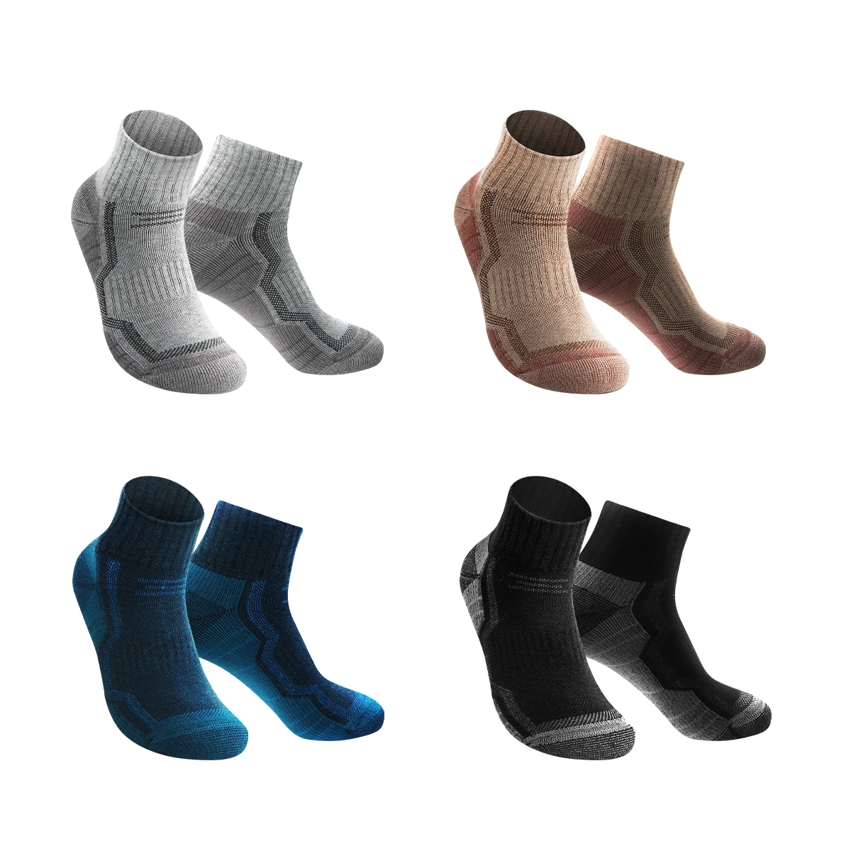 WRELS Merino Wool Thermal Socks Winter Warm Ski Hiking Snowboarding Climbing Compression Sports Socks Thick Merino Wool Socks