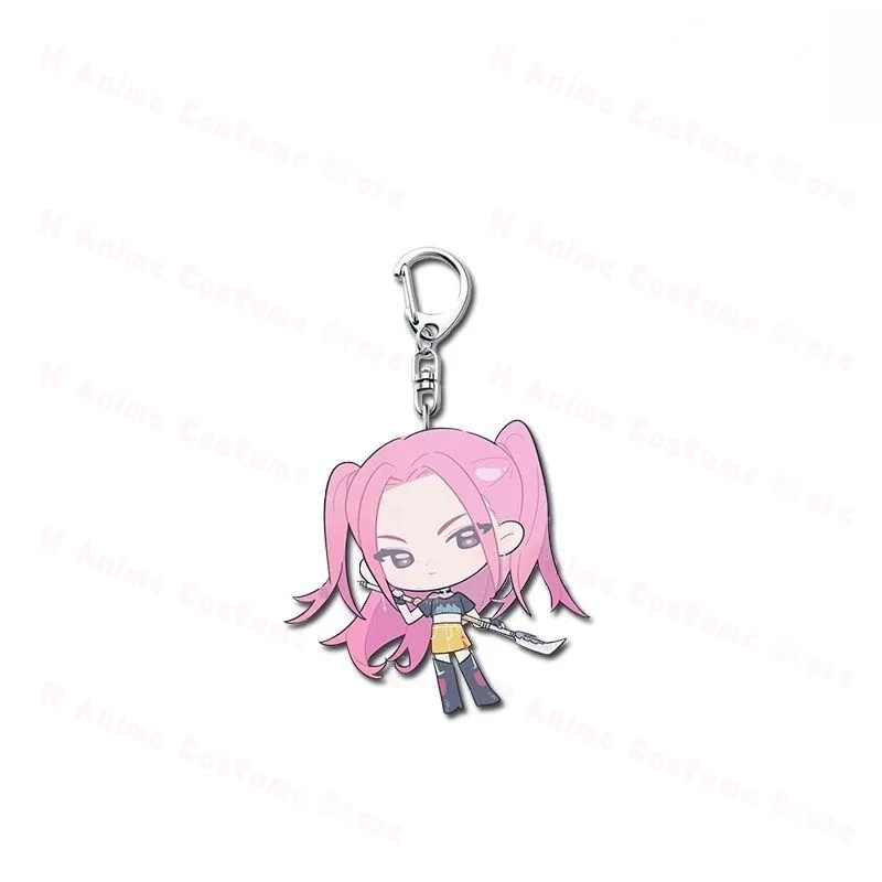

Demon Hunters Kpop Rumi Mira Zoey Keychain Cosplay Men Women Group Idol Props Anime Jewelry Gifts Halloween Costume Accessories