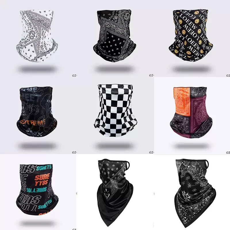 Ice Silk Cycling Neck Gaiter, UV‑Protection, Cooling, Quick‑Dry Magic Face Scarf for Cycling Helmet