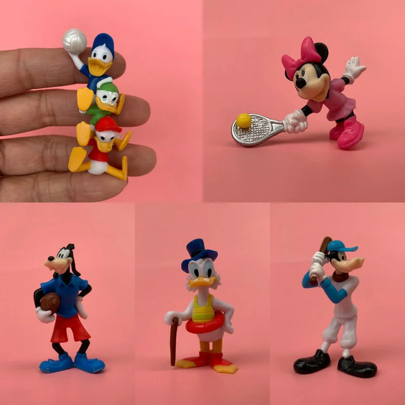 

Disney Minnie Donald Duck Daisy Goofy Figure Games Doll Diy Bag Pendant Ornament Accessories Small Gift