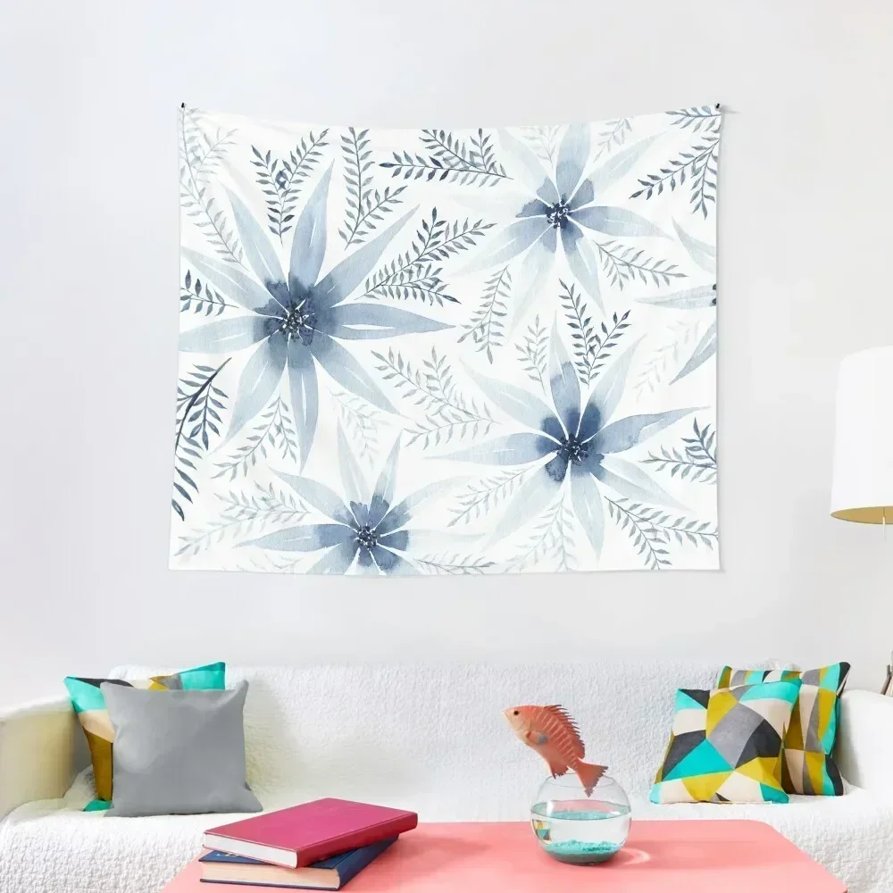 

Winter Flowers | Watercolour Painting Tapestry Things To The Room Cute Room Things Wall Hanging Tapestry