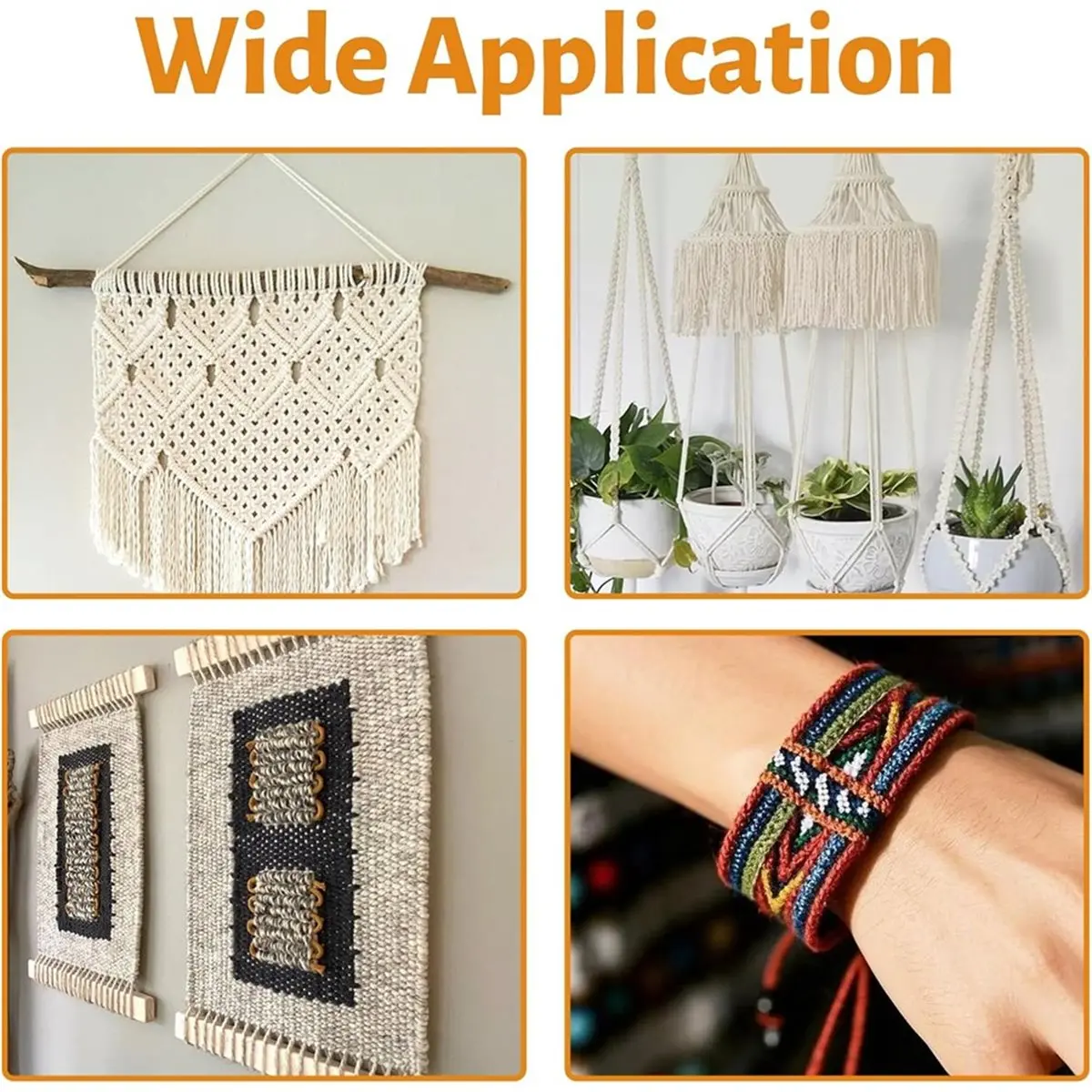 108 Pcs Macrame Board and Pins Kit, 12x16 Inch Wood Macrame Board and Metal Adjustable Holder for Braiding, Knotting