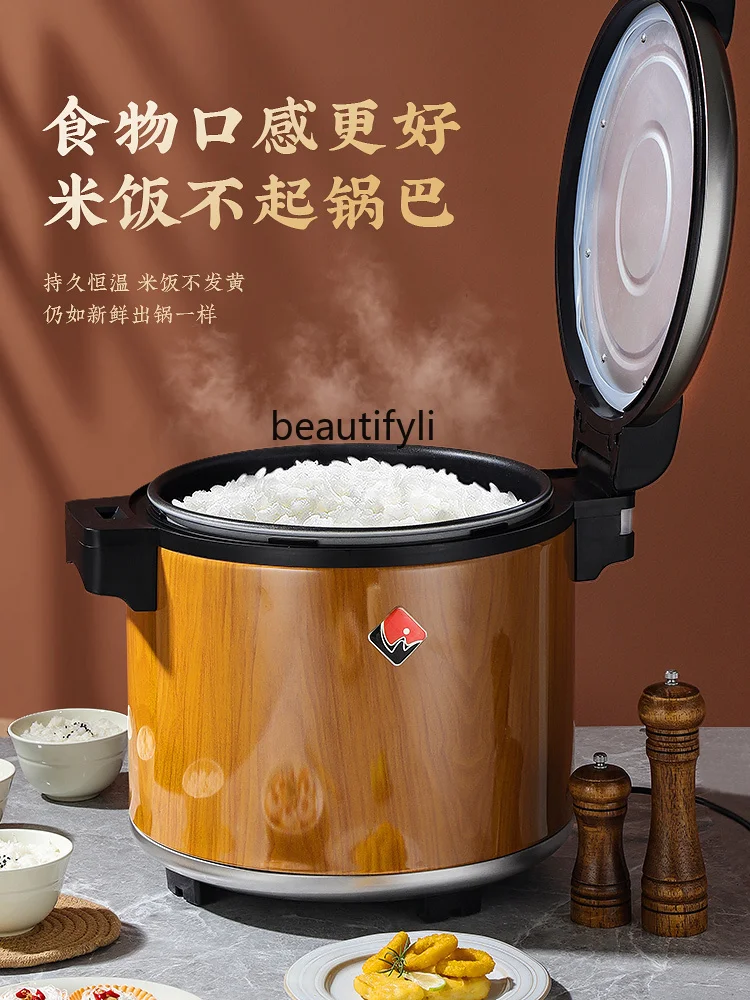 Rice Cooker Rice Insulated Barrel Commercial Large Capacity Stainless Steel Heating Restaurant