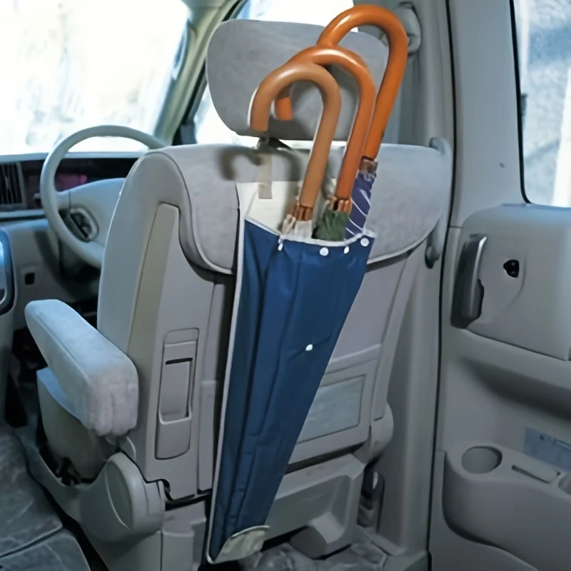 Car umbrella cover1Only，Foldable hanging car seat backrest waterproof umbrella bag，Storable3Handle Keep the car clean and dry