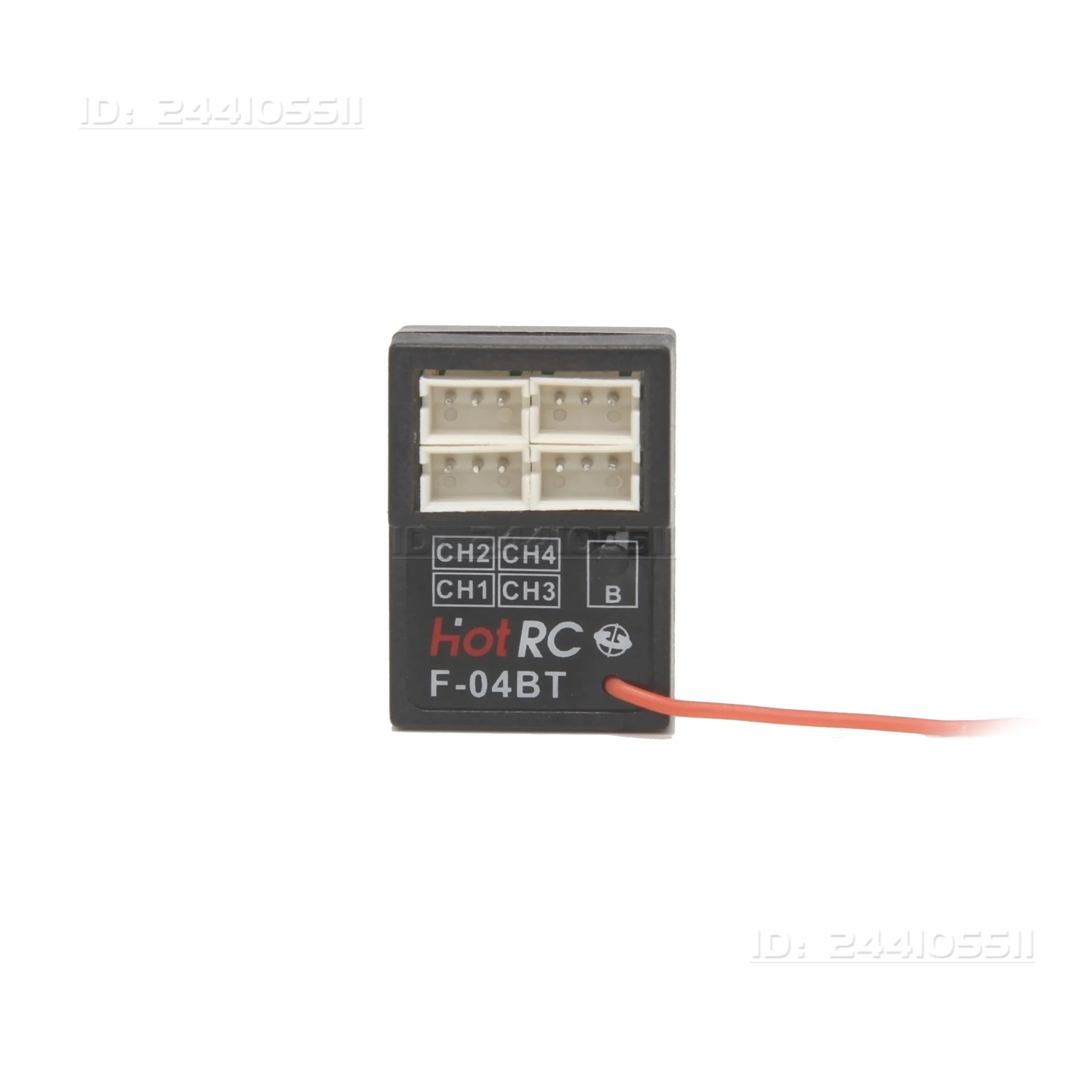 HotRC F04BT 4CH 2.4G Gyro Mini Receiver PWM 4V-9V DC for RC Car Aircraft Tank Ship Boat Toy Part CT-6A HT-8A DS-600 CT-6B CT-8B