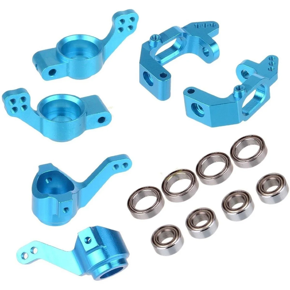 

Electric Car Kit Blue For 1/10 Rc 94101-94123 Aluminum Stainless Steel Rc Car Upgrade Kit Upgrade Parts Riding