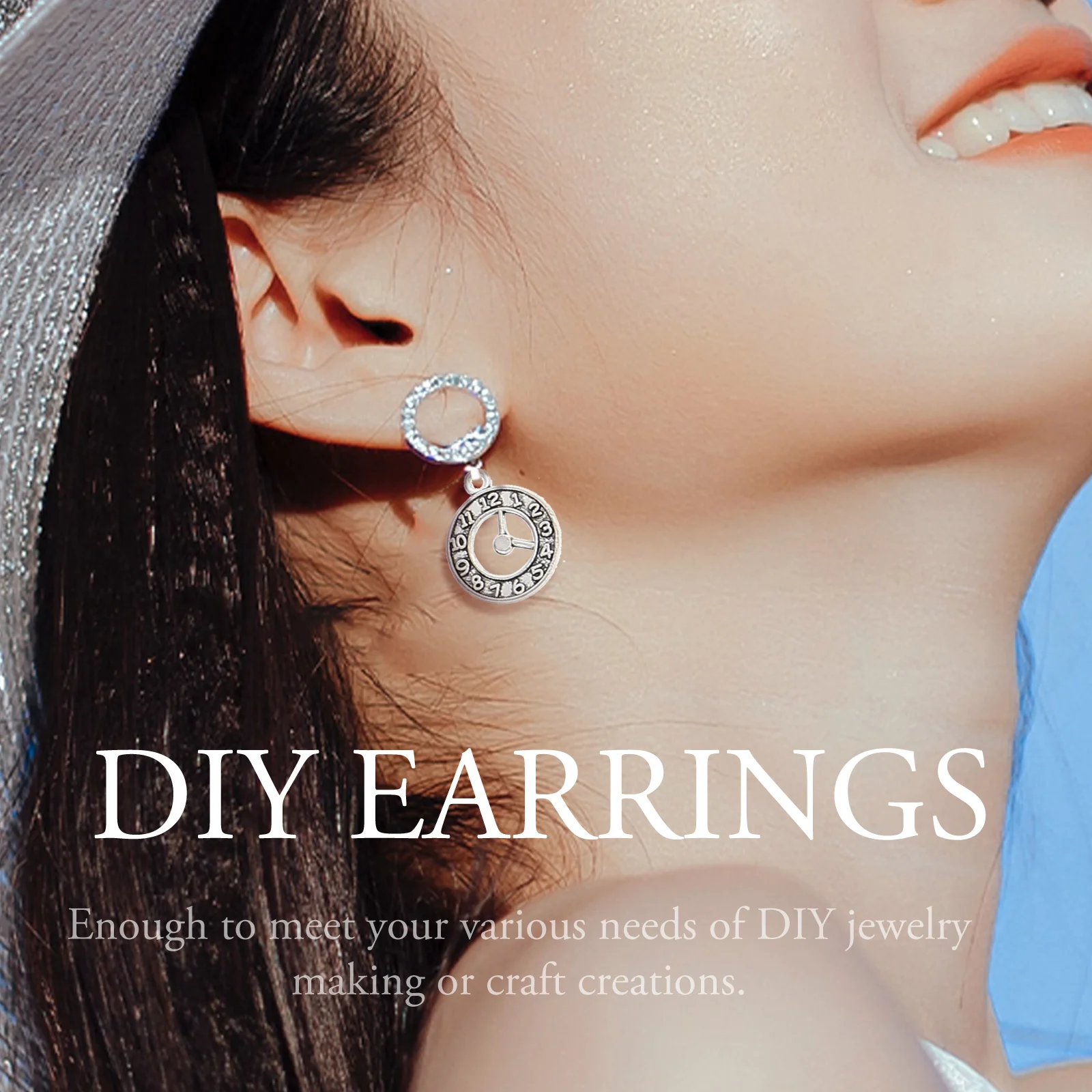 

40pcs Charms Steampunk Gears Diy Jewelry Making Craft Supplies Retro Watch Dial Ornaments Decorative Punk Accessories