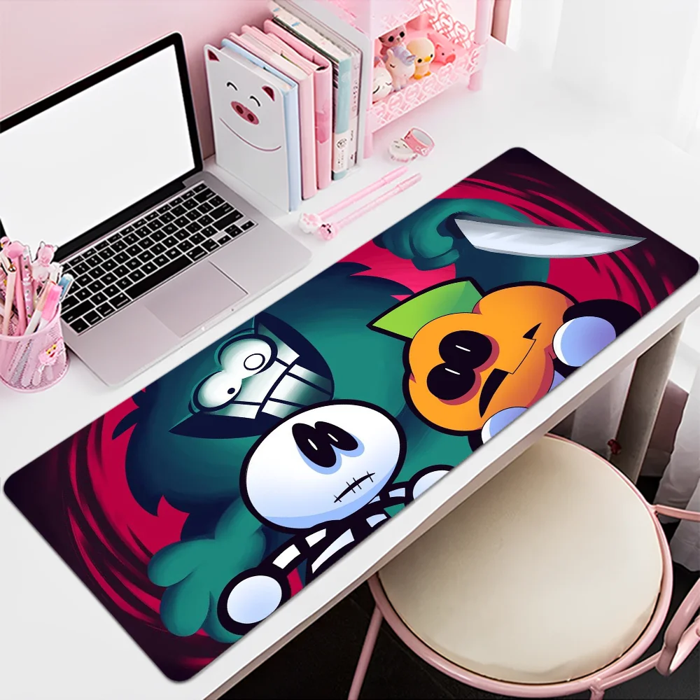 S-spooky-monthS Mousepad INS Tide Large Office Computer Desk Mat Table Keyboard Big Mouse Pad Laptop Cushion Girls Bedroom