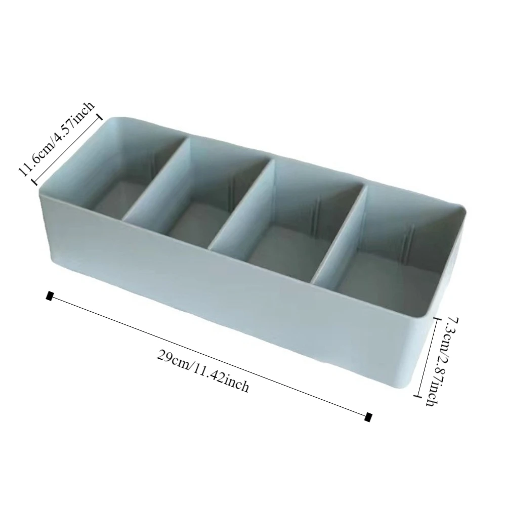 New Plastic Desktop Storage Box Multipurpose Durable Divided Drawer Storage Box Removable Partitions Dressing Box