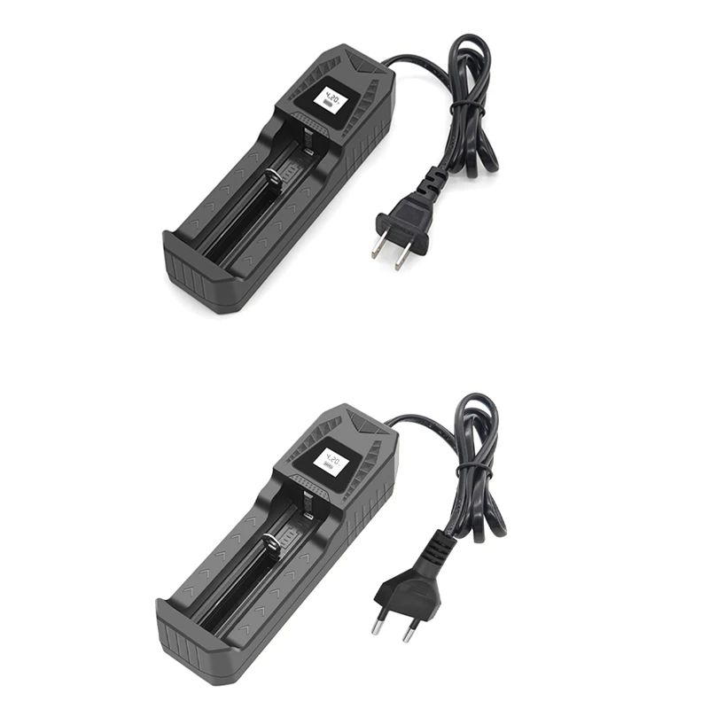 

3.7V Lithium Battery 1.2V No. 7/ 5 Universal Charger Suitable For 14500 16340 26650 18500 18650 21700 EU Plug