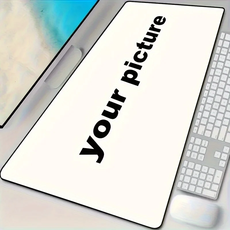 A Single Customizable Large Mouse Pad Featuring a Photo Design That Captures Beautiful Memories, Making It a Great Option