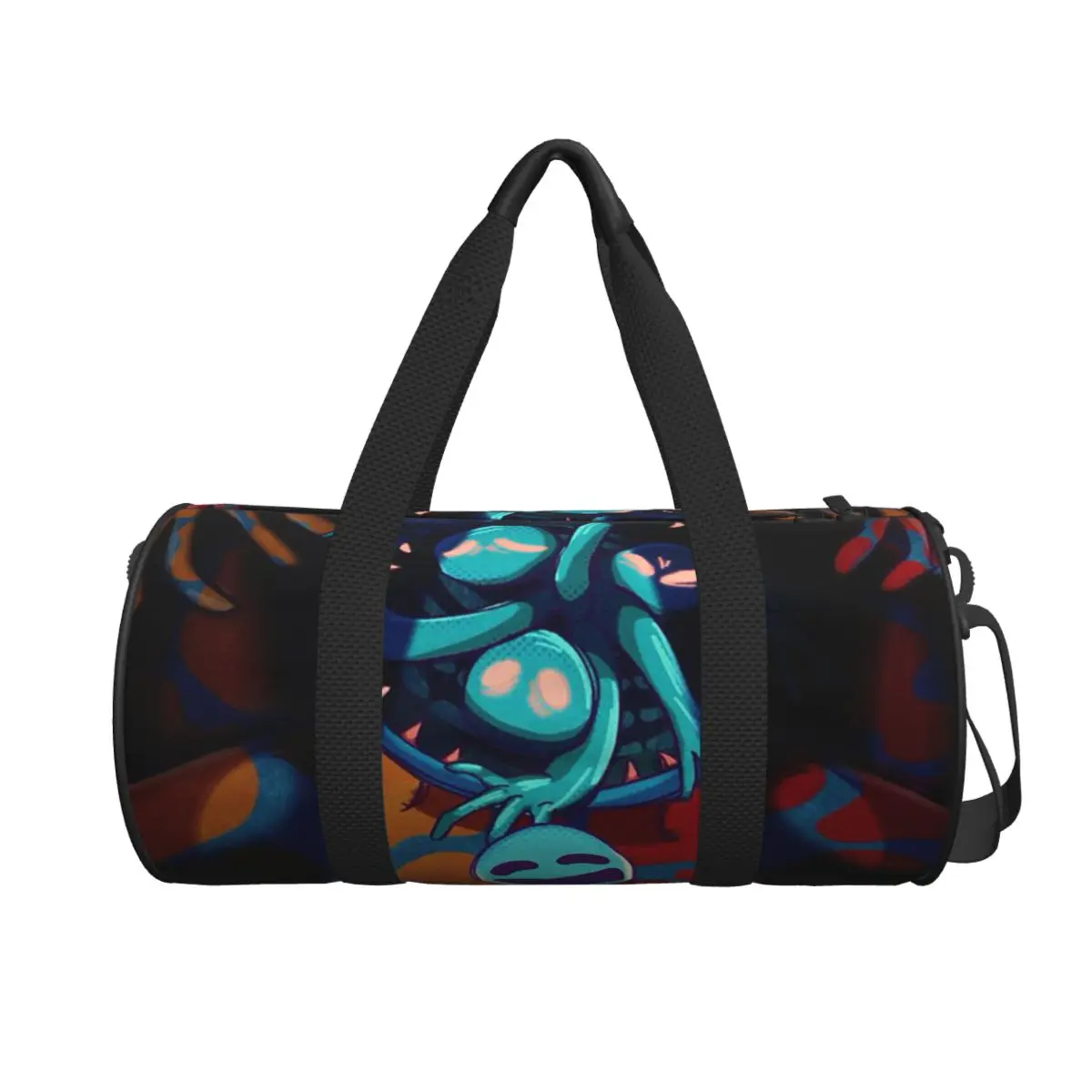 

Doey Doughman Horror Pianosaurus Large Duffle Gym Bag Multi-Functional Duffle Travel Bags Handbags Fitness bag