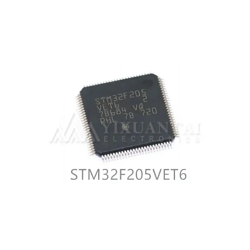 

1pcs/Lot STM32F205VET6 MCU 32-bit ARM Cortex M3 RISC 512KB Flash 2.5V/3.3V 100-Pin LQFP New