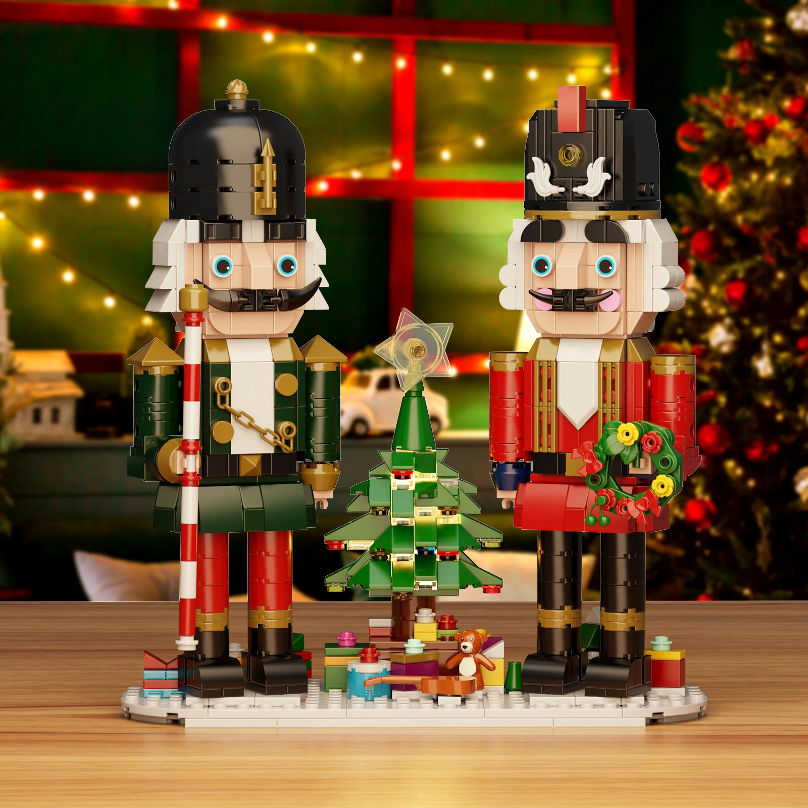 BuildMoc The Nutcrackered And The Mouse King Building Block Set Christmas Traditional Decoration Doll Model Brick Toy Child Gift