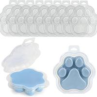 10 Pieces Wax Melt Models Candles Melt Clamshells Models Cavity Handmade Cat Claw Shaped for Wickless Tarts Candles Crafts