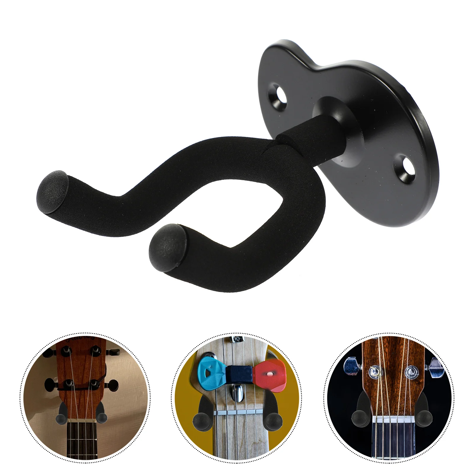 Guitar Wall Hook Ukulele Hanger Violin Mount Holder Stand Gourd Silk Wall-mounted Hangers