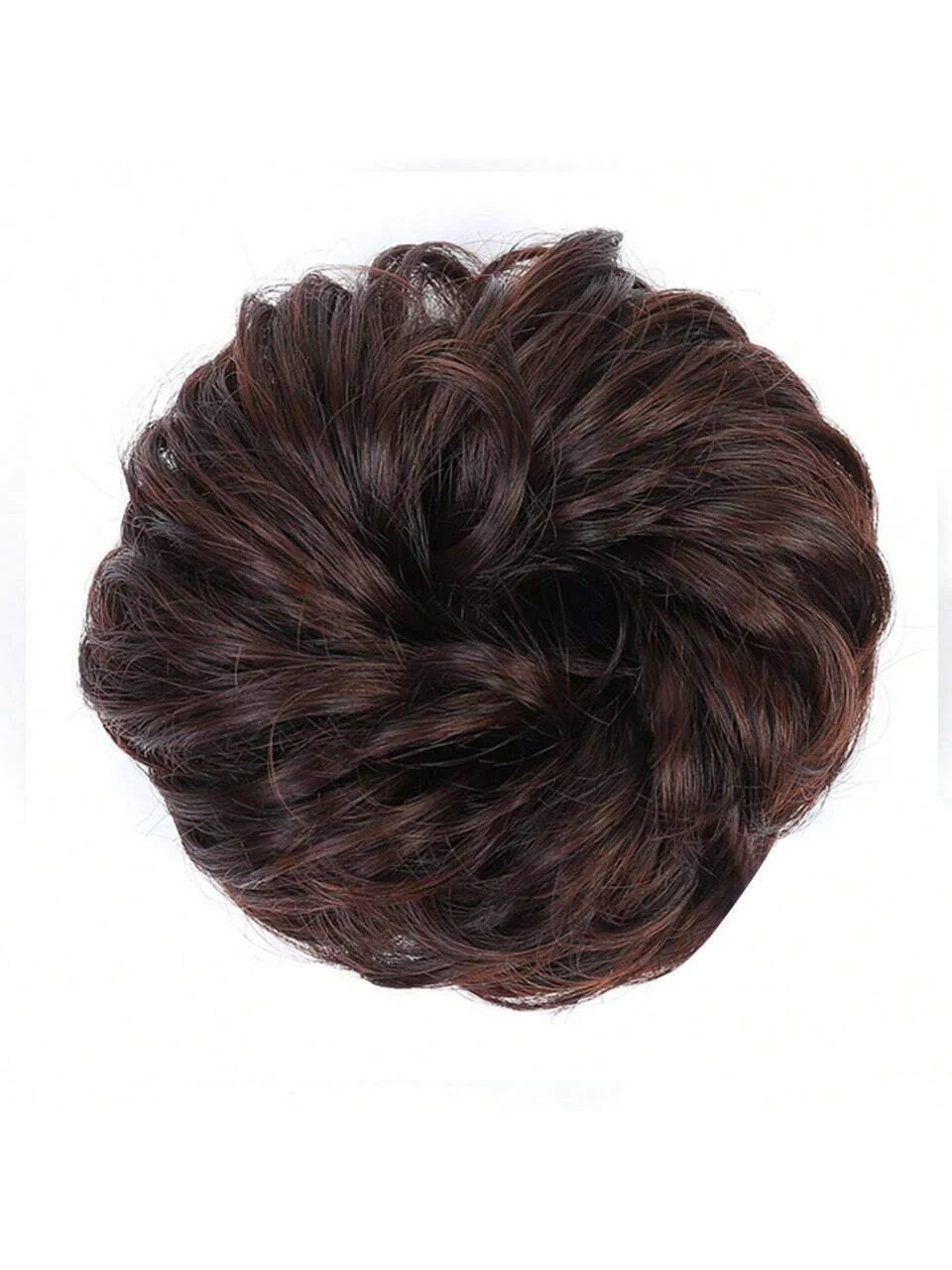 Mehrfarbiger Blütenknospen-Haarring, faules lockiges, flauschiges Haar, Ball-Zubehör für synthetische Perücke, personalisierte Haarmode – Detail 3