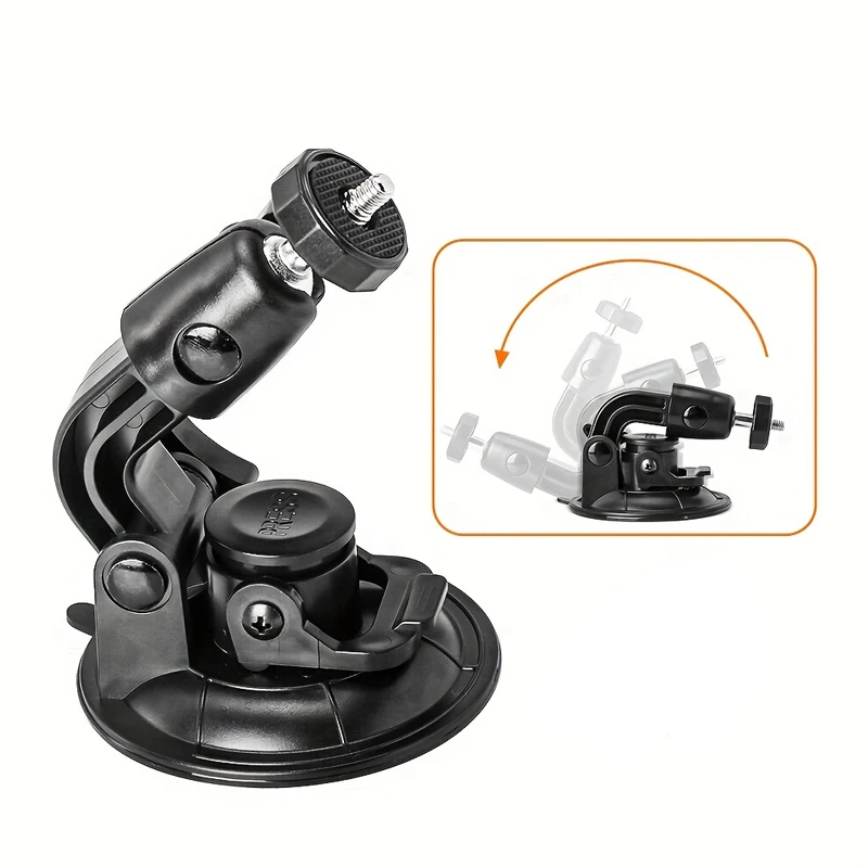 Suction Camera Mount Dash Cam Suction Cup Car Mount Windshield Camera Holder Tripod for gopro 12 11 10 9 Insta360 DJI Action 3 4