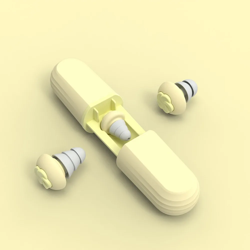 

Reusable Noise Cancelling Earplugs Soft Silicone Hear Safe Noise Reduction Earplugs Sound Insulation Ear Protection