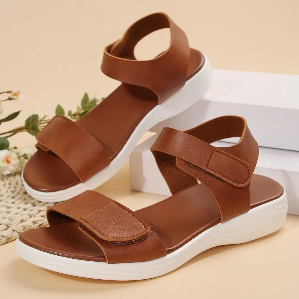 Neue Sommer-Sandalen Reiseschuhe für Damen Neue Sandalen mit strapazierfähiger Sohle Damen Outdoor-Strand-Slipper Plateau-Sandalen Größe 36-43 – Detail 1
