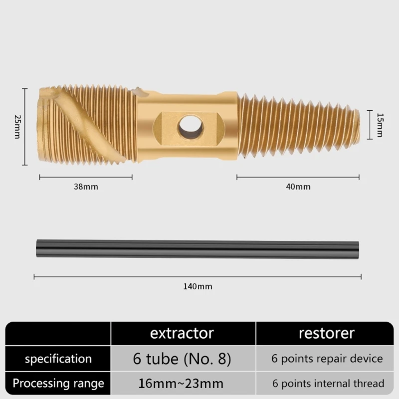 Faucet Broken Head Screw Wire Water Pipe Valves Sliding Wire Broken Wire Double