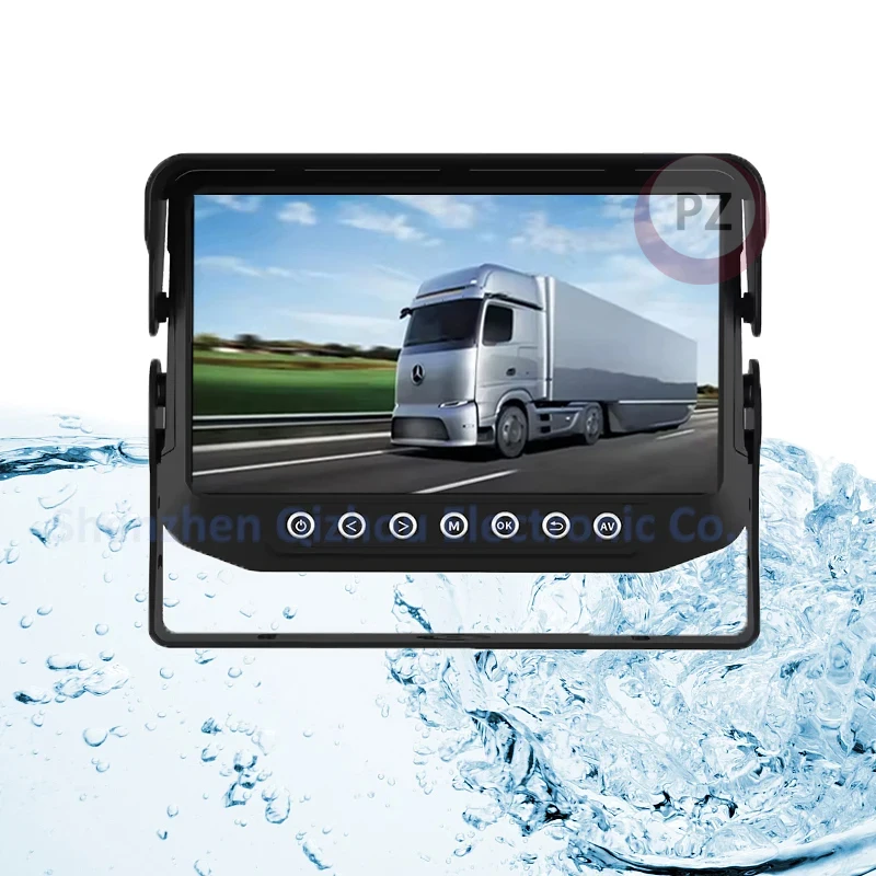 Hot Selling 7 Inch Split Screen Loop Recording Truck Rearview Monitor System Night Vision Waterproof DVR Reverse Camera Kit