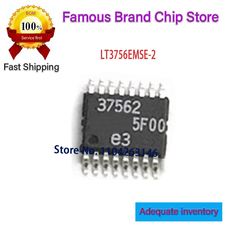 LT3756EMSE-2 LT3756 37562 MSOP16 5~10pcs/lot