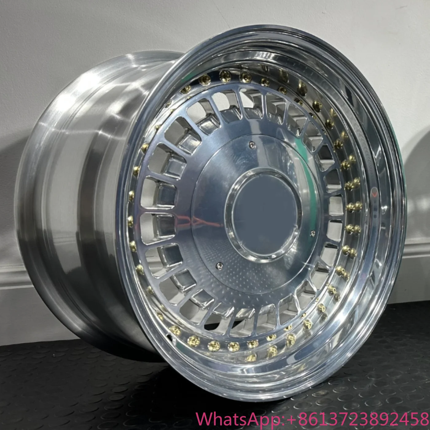 BKU 3 Piece Forged 17 18 Inch Wheel for Mercedes W116 W124 W160 W126 W114 C126 Sl Class 5x112 Wheels Rim Alloy Wheels Jante