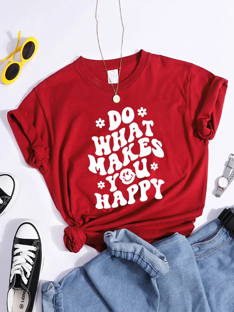 Делайте, что вы счастливы, футболка, оригинальные индивидуальные футболки, мягкая свободная футболка Essentialt, хипстерская индивидуальная женская футболка Делайте, что вы счастливы, футболка, оригинальные индивидуальные футболки, мягкая свободная футболка Essentialt, хипстерская индивидуальная женская футболка