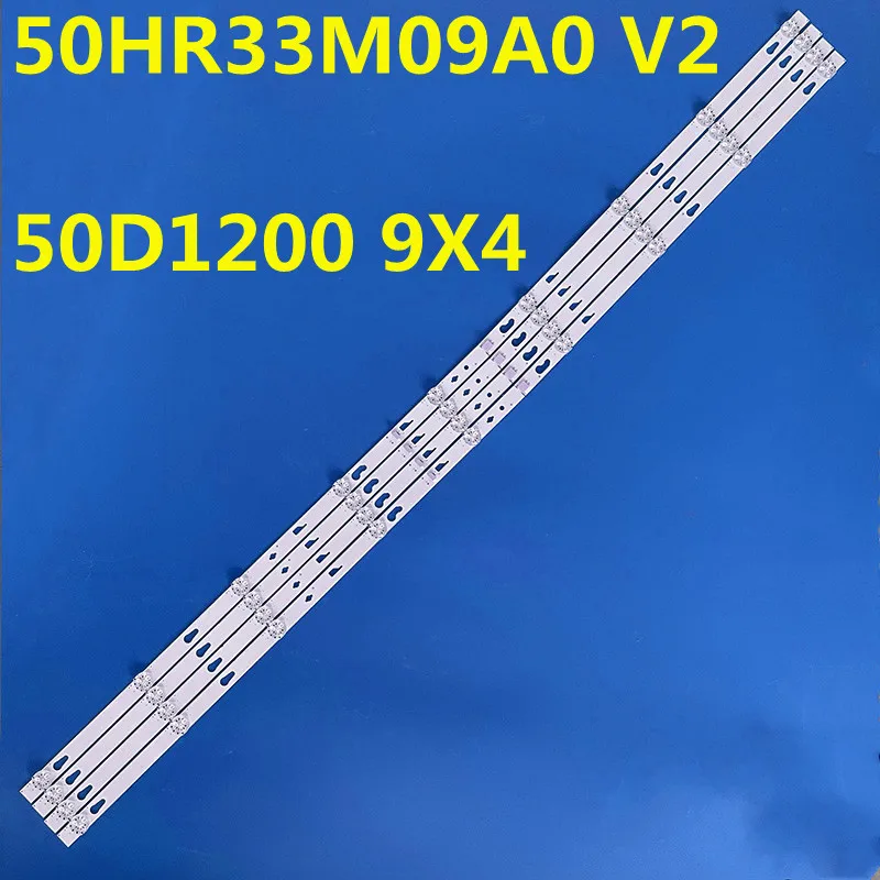 10KIt LED Backlight Strip For L SI50FS SI50US 50D1200 9X4 50HR33M09A0 V2 RF-BD500002SR30-0901 4C-LB500T-RF2 LED-L50D2024K