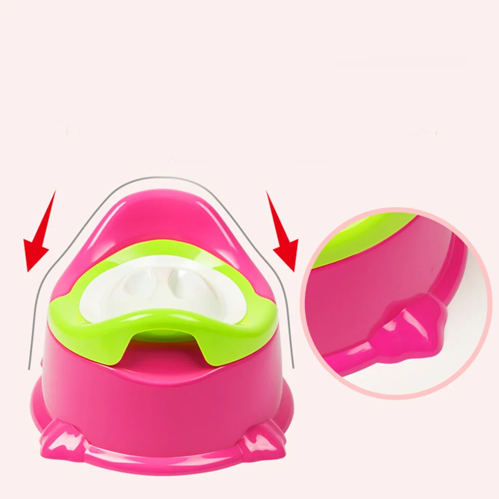 

1pc Kids Potty Children'S Toilet Training Seat Portable Lightweight Durable Baby Toilet For Travel Home Use Random Color