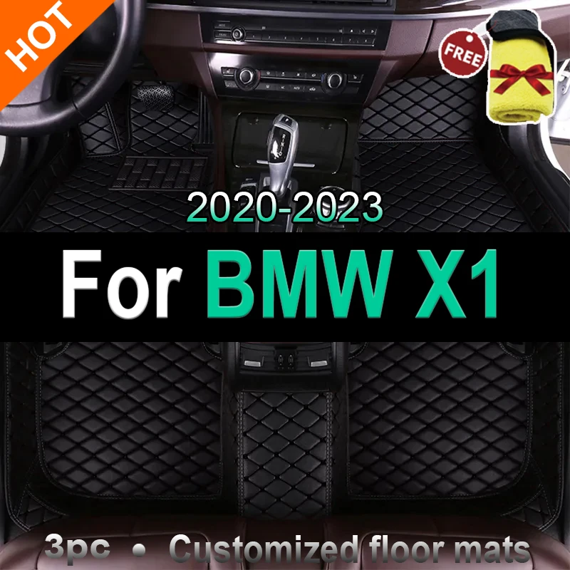 

Artificial Leather Custom Car Floor Mats for BMW X1 E84 F48 X2 F39 X4 F26 G02 2018-2023 Interior Accessories Details