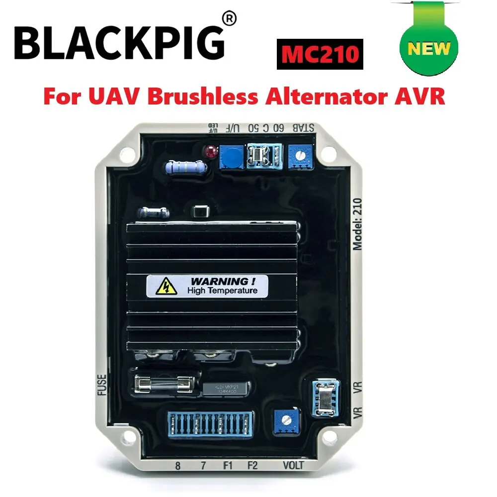 

MC210 БПЛА-генератор AVR, регулятор напряжения, стабилизатор, быстрая регулировка для бесщеточного генератора, модуль автоматического регулятора напряжения