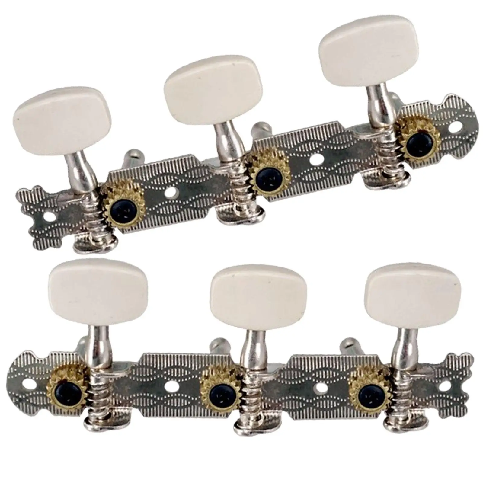 2x Guitar Tuning Pegs Heavy Duty Internal Gear Guitar Tuners Machine Heads