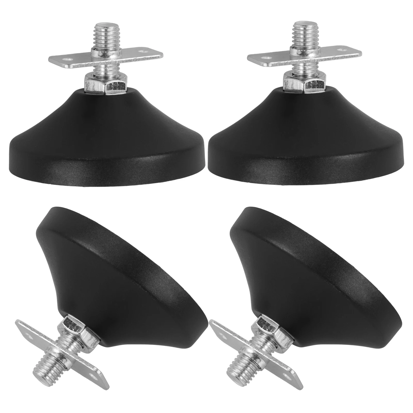 

4 Pcs Football Machine Mat Adjustable Legs for niture Leveling Feet Steel Equipment Angle