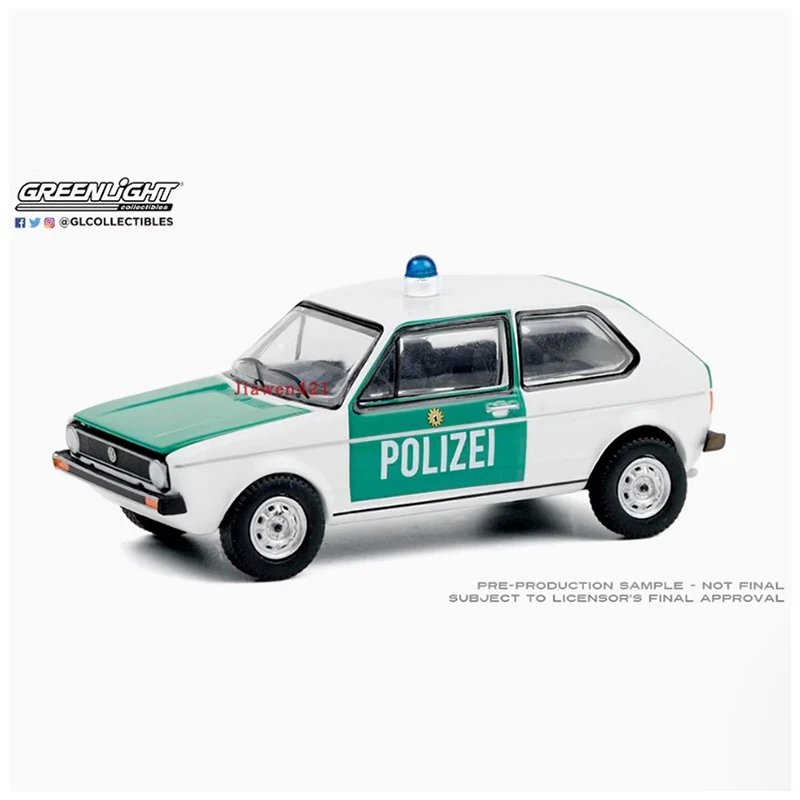 

Greenlight 1:64 Scale 1974 Golf Mk1 Police Alloy Car Model Classics Adult Souvenir Gift Static Display