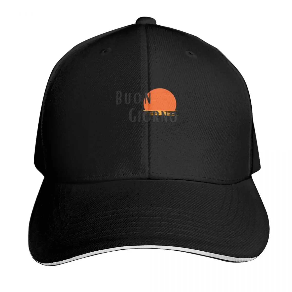 Italian Speaking Buongiorno TShirt145 Baseball Cap Sun Protection UPF 50+ Breathable Mesh Back Adjustable Buckle Closure