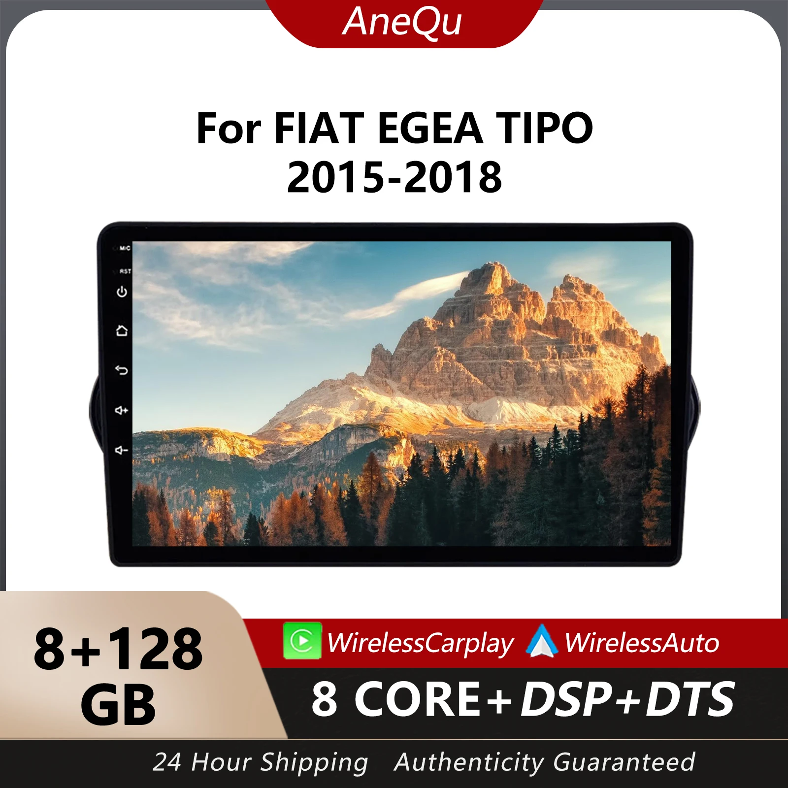 

AneQu Android Car Radio For FIAT EGEA TIPO 2015-2018 Car Multimedia Player GPS Navigation Stereo Audio Player