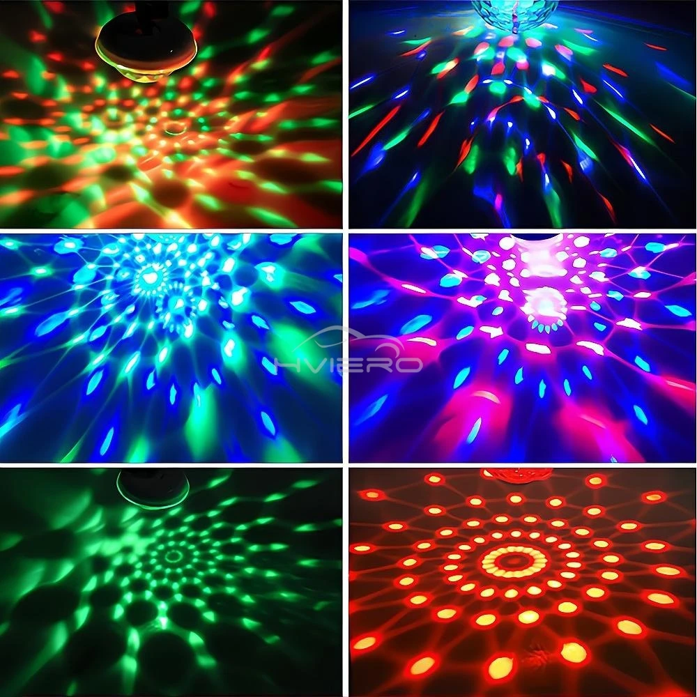 1pcs USB Dj Lantern Led Bar Night Light LED RGB Discos Stageing Projector Welcome Micro Crystal Ball Sound Party Atmosphere Lamp