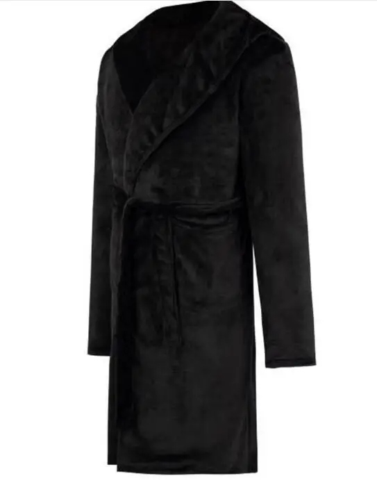 Winter paar bademantel Flanell robe frauen Winter Verlängert Coralline Plüsch Schal Bademantel Lange Ärmeln Robe Mantel