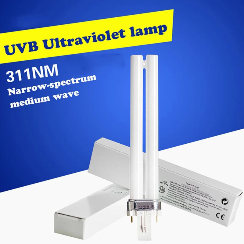 311NM UVB Phototherapy Lamp Device for Vitiligo Treatment UV NarrowBand Ultraviolet Light Therapy Psoriasis Spots Eczema