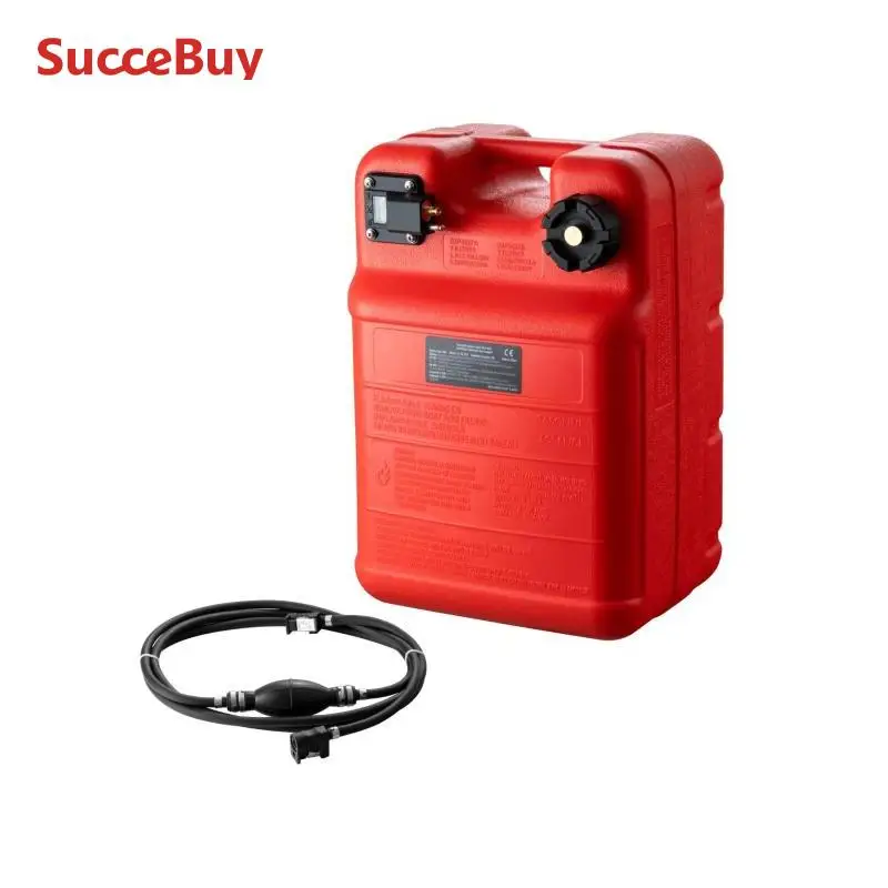 Succebuy 6 Gal 24 L Fuel Tank Petrol Cans Car Jerry Can with Hose Motorcycle