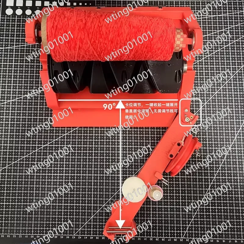 Portable Mini Electric Yarn Winder with Length Calculator and Weight Detection Desktop Precision Rewinding Machine for