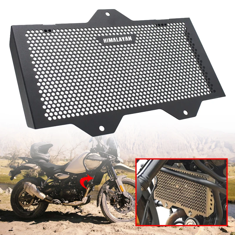 

Himalayan450 Radiator Guards Motorcycle Radiator Guard Grille Cooling Cover Protection Fit For Royal Enfield HIMALAYAN 450 2024