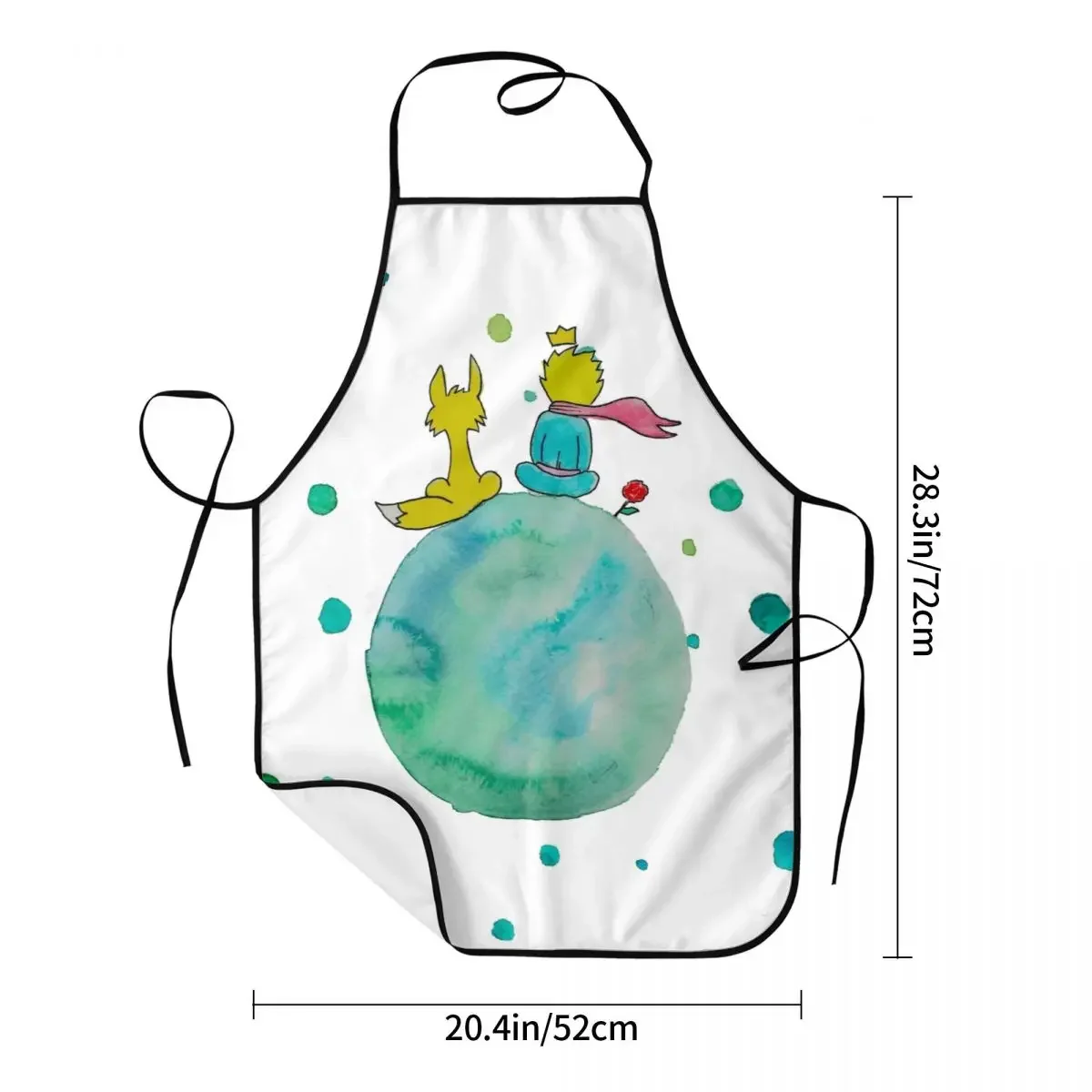 The Little Prince Apron Women Men Unisex Bib Le Petit Prince Kitchen Cooking Tablier Cuisine Chef Gardening