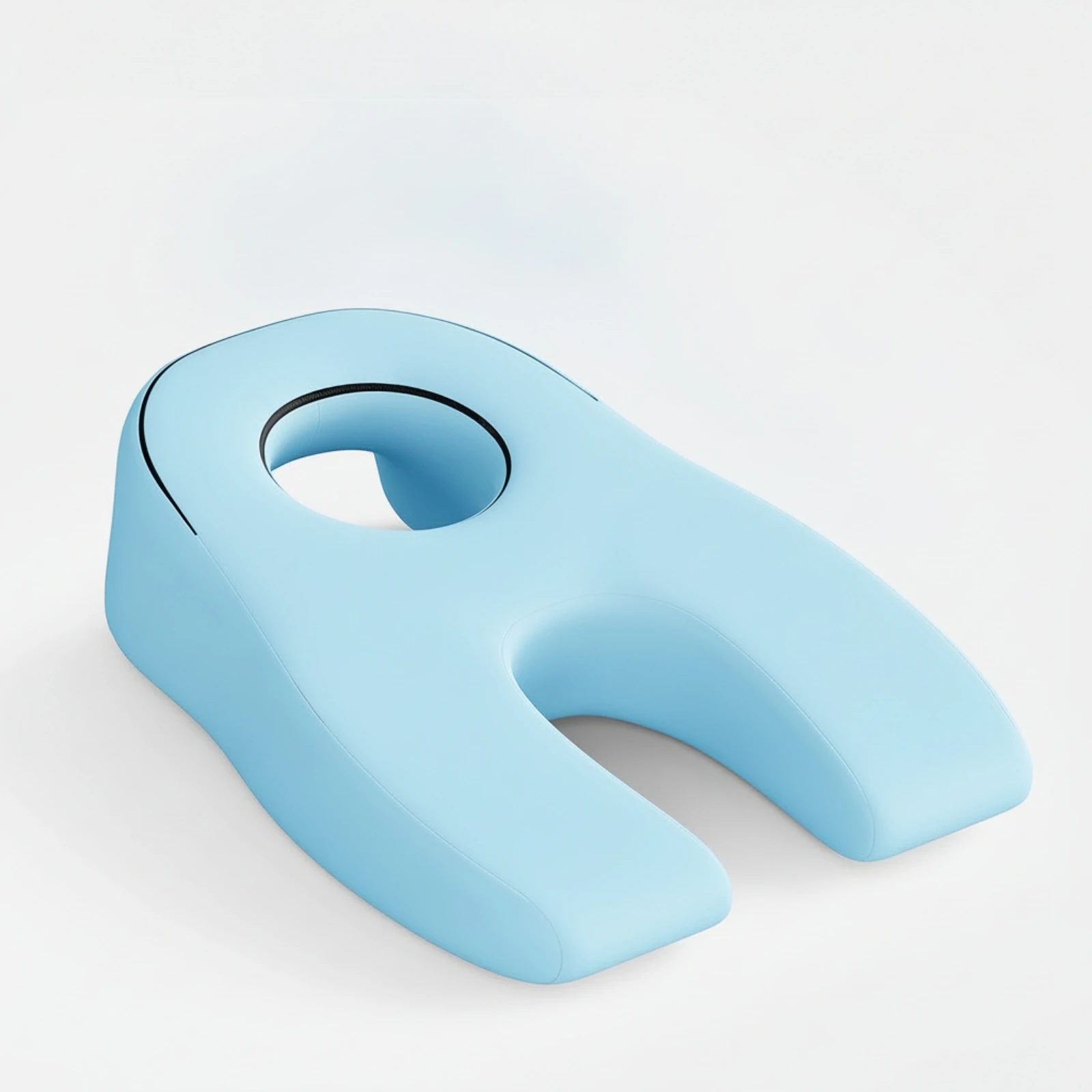 Prone Massage Pillow with Face Opening Contoured Face down Pillow with Hollow Center Supportive Breathable for Salons