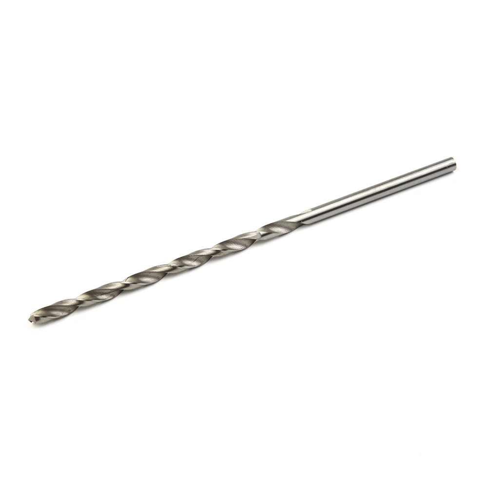 Extra Long HSS Straight Shank Drill Bit Set 2-6mm Diameter 160-300mmht Shank Drill Bit Set 2-6mm Diameter 160-300mm