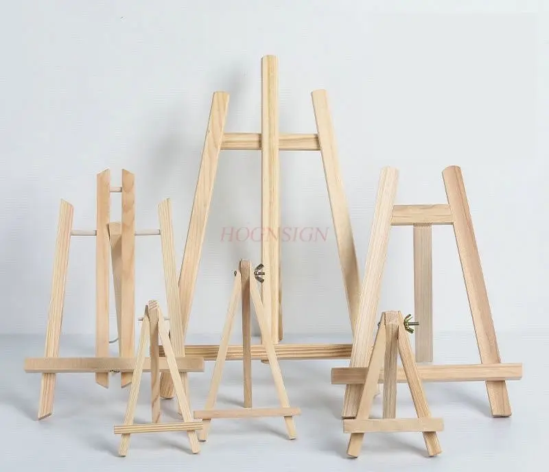 

Мини-маленькая подставка для рисования, настольная подставка для рисования, деревянная складная доска для масляной живописи, треугольный кронштейн на столе