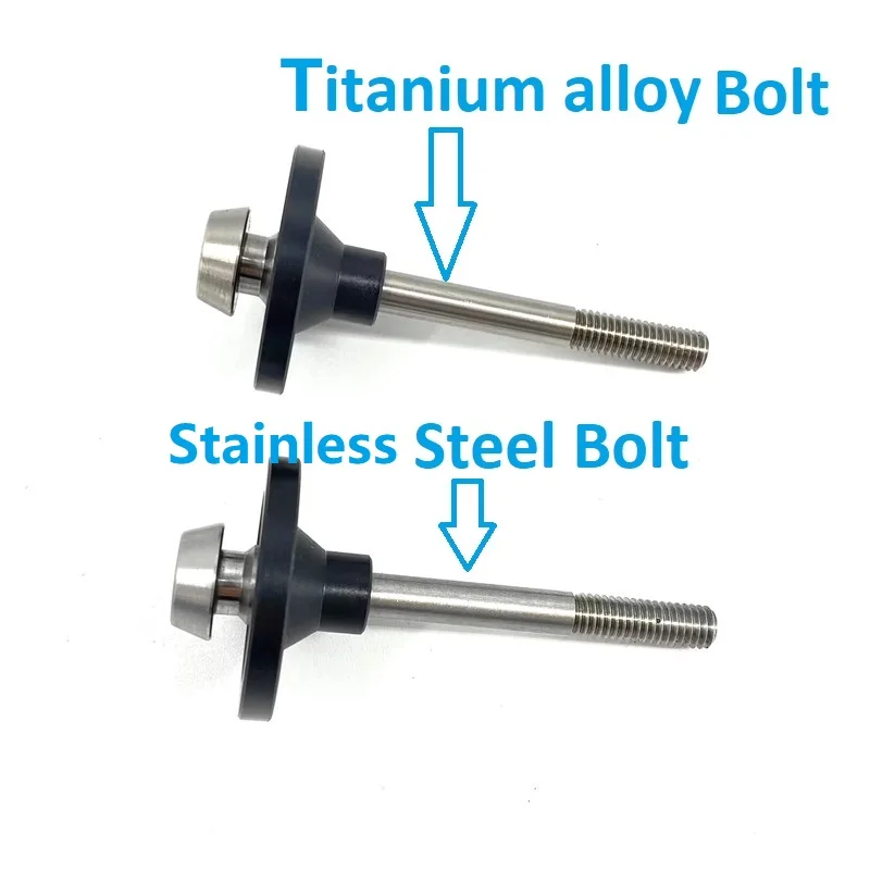 Folding Bike Rear Shocks For Brompton Bike Suspension Block Aluminum Alloy 3 Layer Spring Titanium Alloy Bolt /Steel Bolt