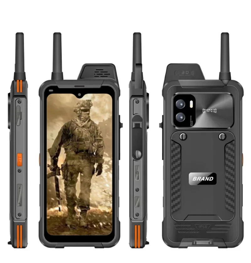 

6.3inch Android Octa-core Rugged Smartphones MTK6833 5G Calling Digital Phone Waikie-Talkie DMR Satellite Phones with NFC & PTT